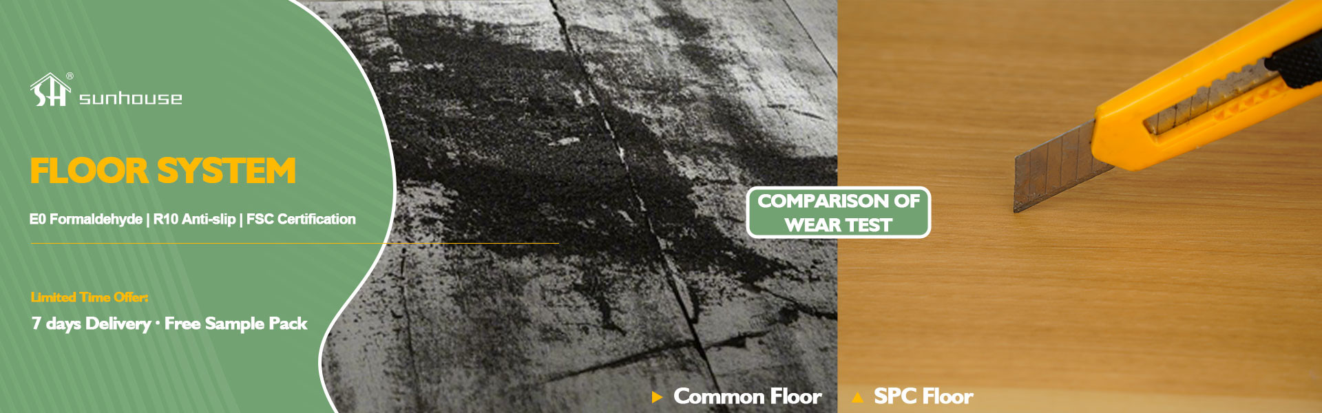 الجودة انقر فوق SPC Flooring مصنع