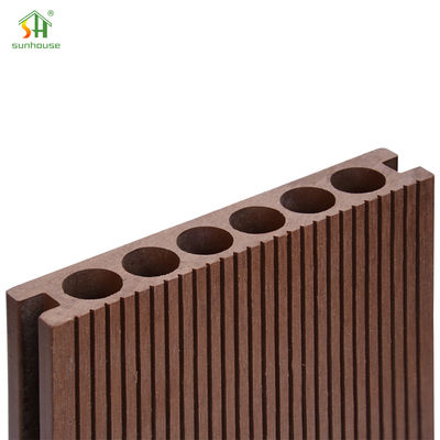 WPC Composite Deck Flooring UV Resistant Fade Proof WPC Floor Decking