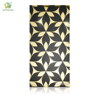 سعر جيد لوحات الحائط الاكريليك المخصصة 5D غطاء الحائط تأثير الرخام 1220x2440mm الانترنت