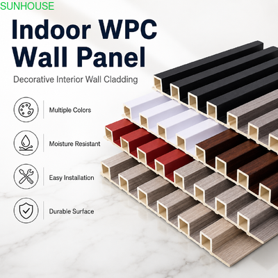 سعر جيد تصنيف الحريق للوحة الحائط الداخلية WPC VOC ومتطلبات الشهادة متصل